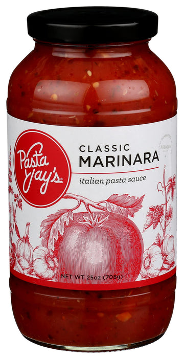 Pasta Jay'S - Pasta Sauce Classic Marinara - Case Of 6 - 25 Oz (6X25 Oz)