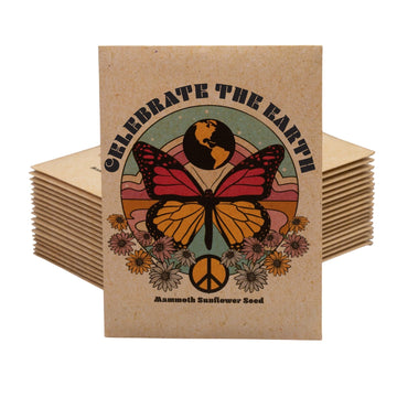 Bentley Earth Day 2025 Butterfly - Mammoth Sunflower Flower Mix Seed All Favor (25 Packets)
