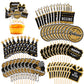 60 Pcs Happy Retirement Cupcake Toppers, Gold Retired Cake Toppers Picks Retirement Cupcake Toppers Retirement Decoration Happy