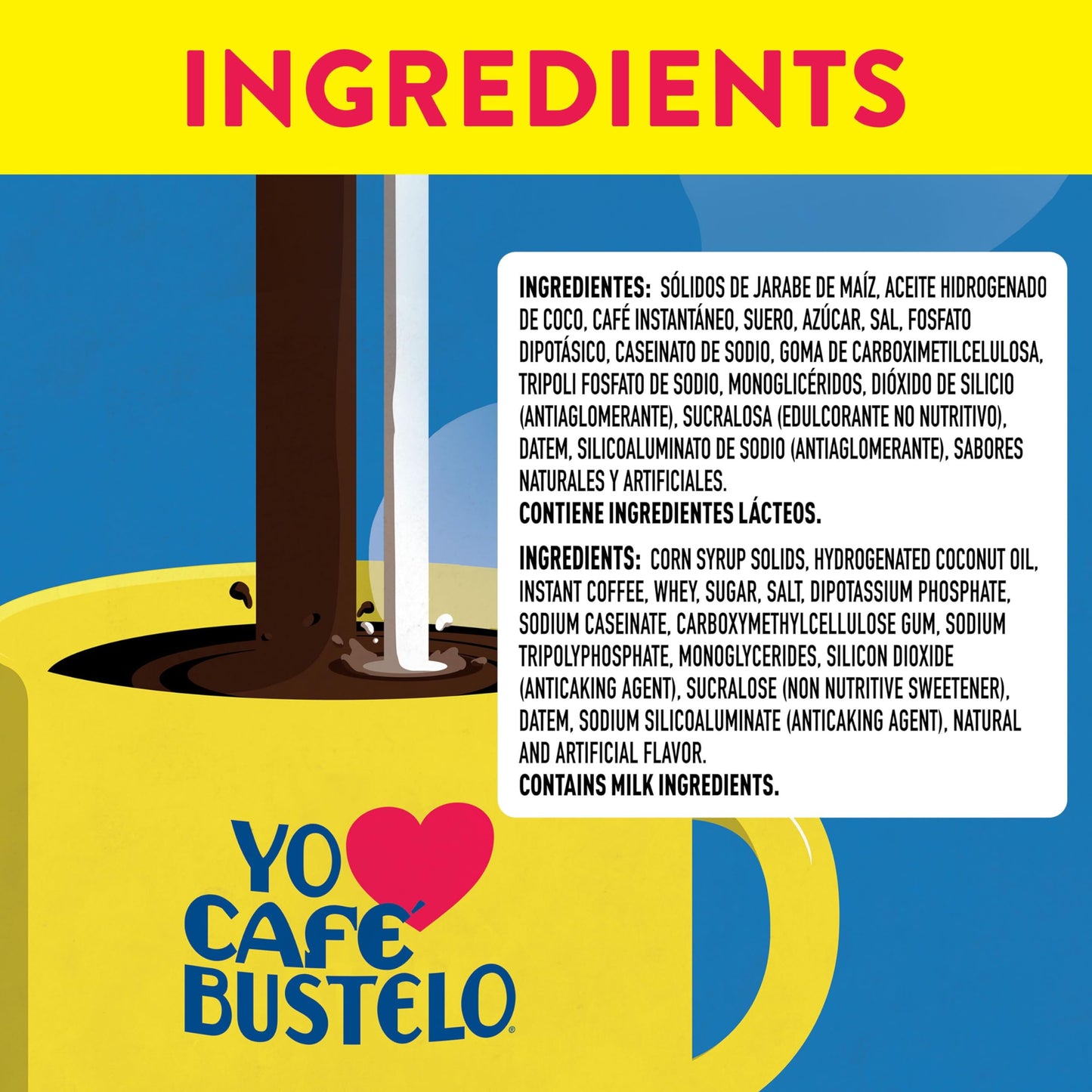 Café Bustelo Sweet & Creamy Café Con Leche Coffee Drink, 24 Keurig K-Cup Pods