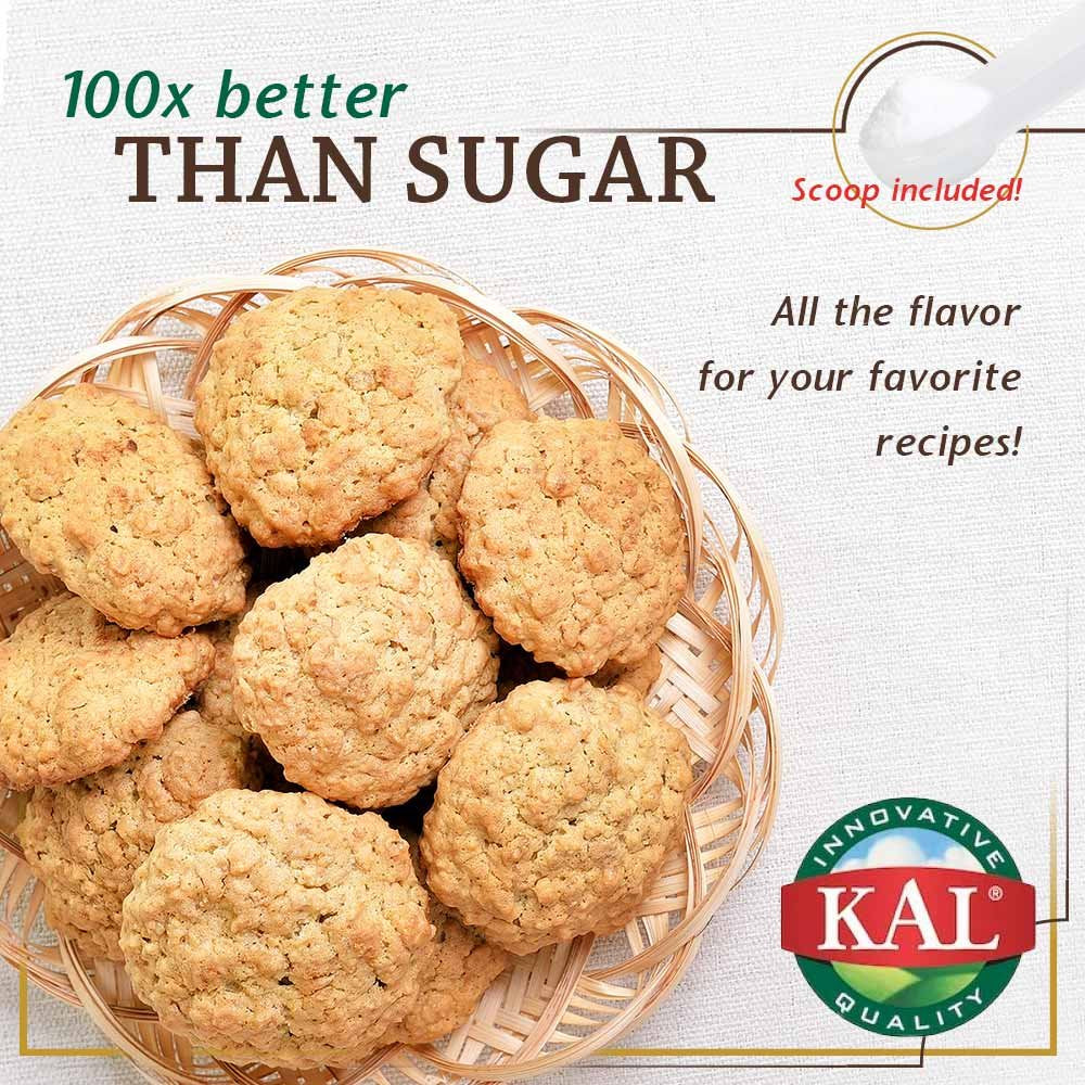 KAL Sure Stevia Extract Powder - Zero Calorie, Low Glycemic, 1.3 Oz, 730 Servings, Model 9997761