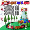 21Pcs Train Cake Decorations Train Cake Toppers Train Birthday Party Supplies Mini Train Toys Train Track Traffic For Birthday R
