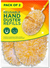 Millifiber Microfiber Reusable Refills For Swiffer Hand Duster, 360 Degree Dry Duster Heavy Duty Refills, 2-Pack (Handle Is Not 