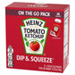 HEINZ Dip & Squeeze Tomato Ketchup, 13.35 OZ, Convenient Pack of 1, Perfect for On-the-Go