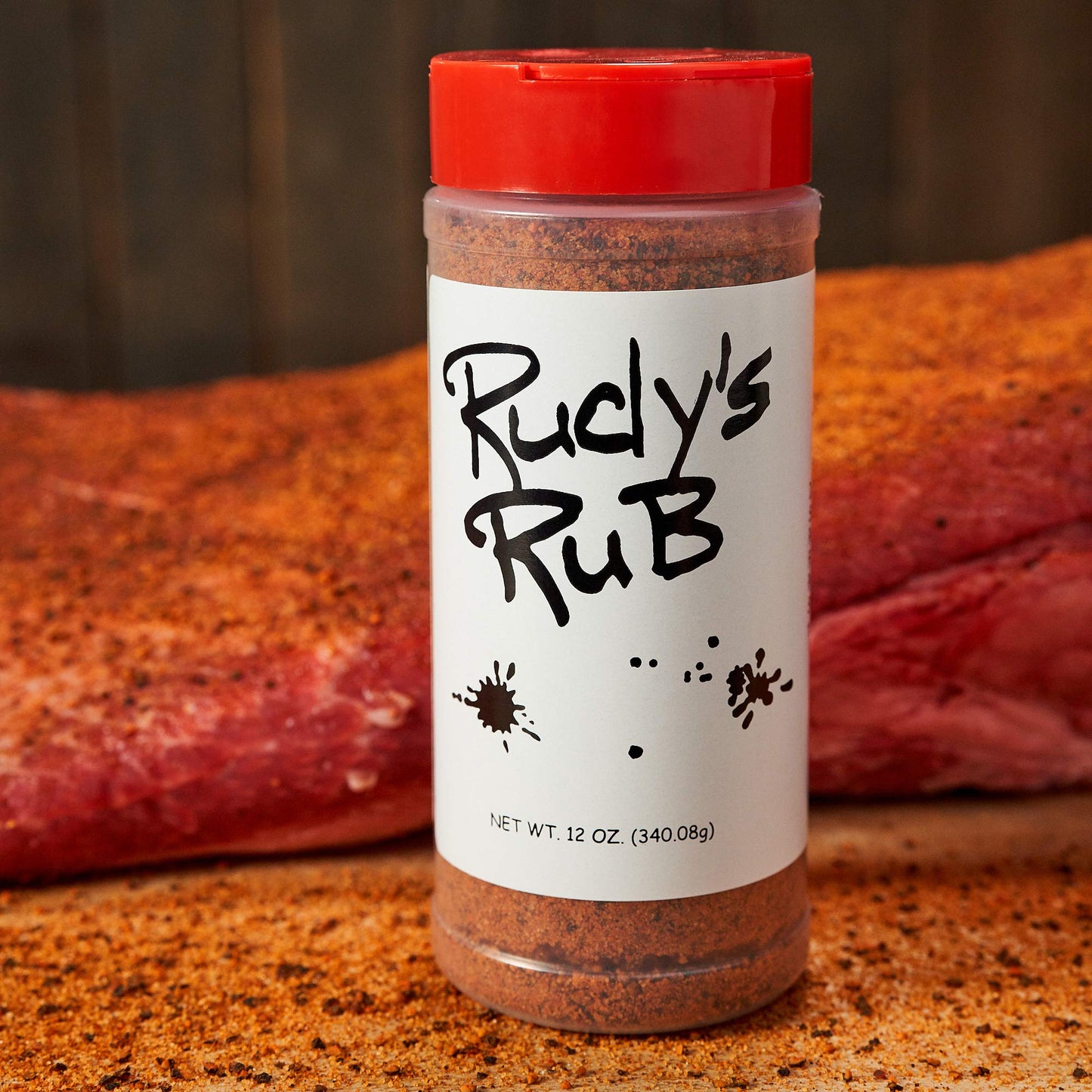 Rudy's Texas Bar-B-Q Dry Rub - 12 Ounce Seasoning for Grilling & Cooking, Perfect for Meat Lovers