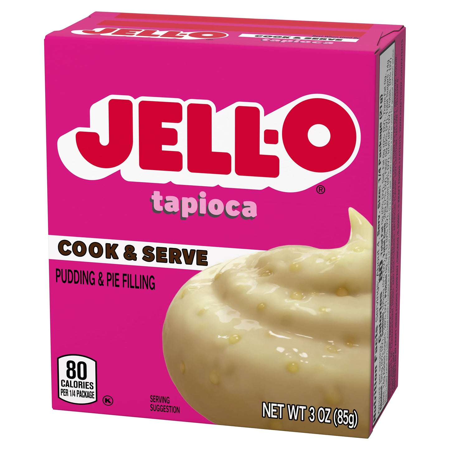 Jell-O Tapioca cook & Serve Pudding & Pie Filling 3 oz (3 Pack)
