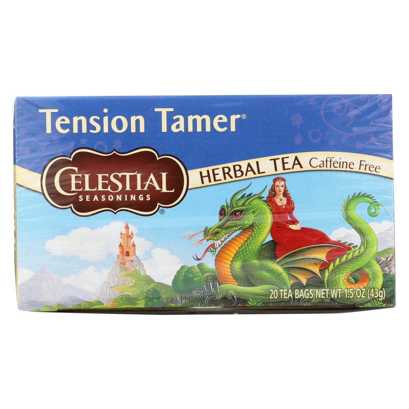 Celestial Seasonings Tension Tamer Tea Bags - 20 Ct - 6 Pk
