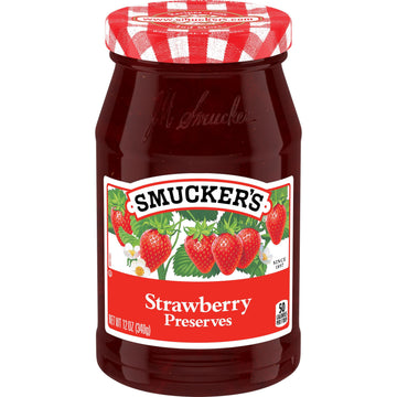 Smucker's Strawberry Preserves, 12 Ounces (Pack of 6)