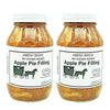 Amish Pie Filling - TWO 32 Oz Jars (Apple No Sugar Added)