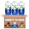 Orgain 30G High Protein Shake Variety Pack  Dairy Isolate Milk Protein  5G Bcaas  1G Sugar Per Serving  Energy Blend  Meal Replacement  Ready To Drink  Chocolate  Vanilla  Caf? Latte  11 Fl Oz (12 Pack)