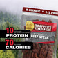 Old Trapper, Trapper'S Choice Hot & Spicy Kippered Beef Steak, Eight-Ounce Individual Package, 10 Grams Of Protein And 70 Calori