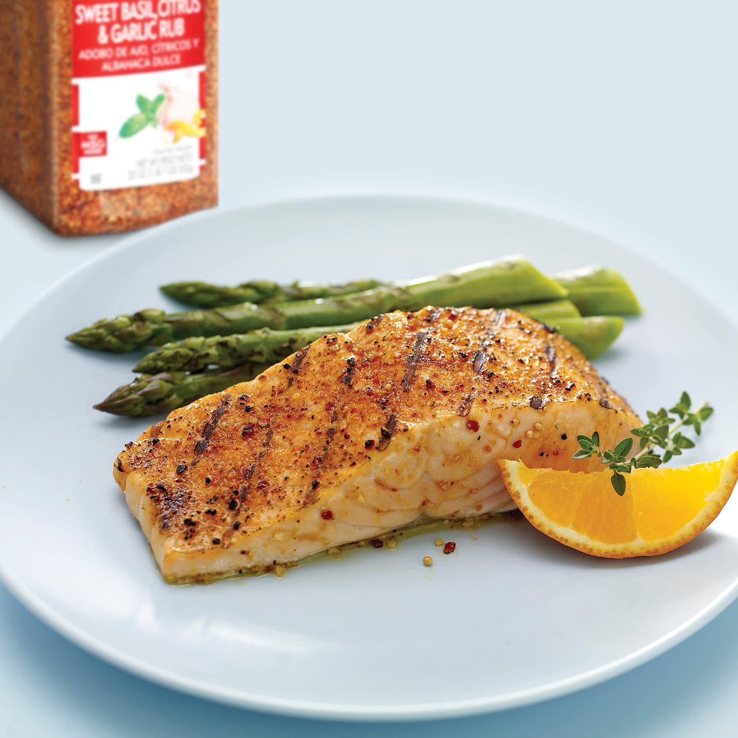 Lawrys Sweet Basil Citrus Garlic Rub - 23 oz Seasoning Blend for Roasts, Ribs, and Pork Chops