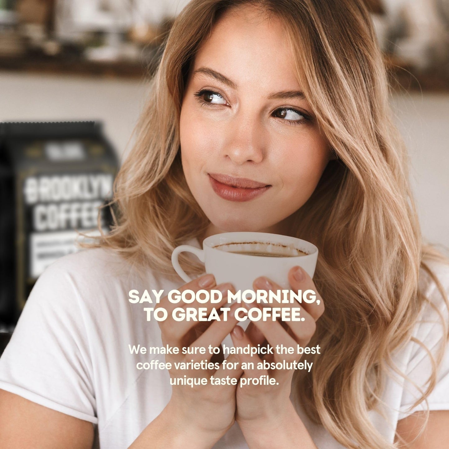 BROOKLYN COFFEE Whole Bean, Brazilian Santos Medium Roast (5lb) American, Breakfast, Classic - Fresh Bulk Coffee Beans Roasted W