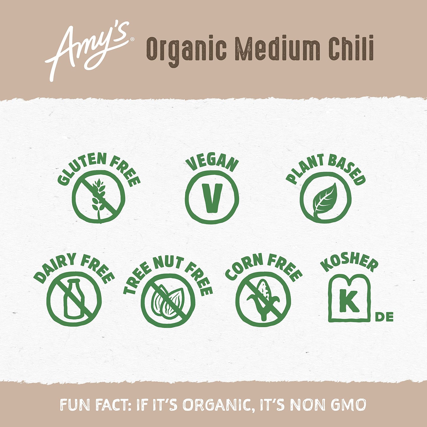 Amy'S Organic Chili, Vegan Medium Chili, Light In Sodium, Gluten Free, Made With Organic Red Beans And Tofu, 14.7 Oz (12 Pack)