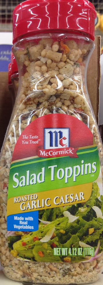 McCormick Salad Toppins - ROASTED GARLIC CAESAR 4.12oz (5 pack)