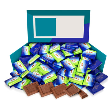 Llndt. Mother's Day Classic Recipe Hazelnut Milk Chocolate aprox 55 pieces of Fine Candy Bars Individually Wrapped - Premium Cho