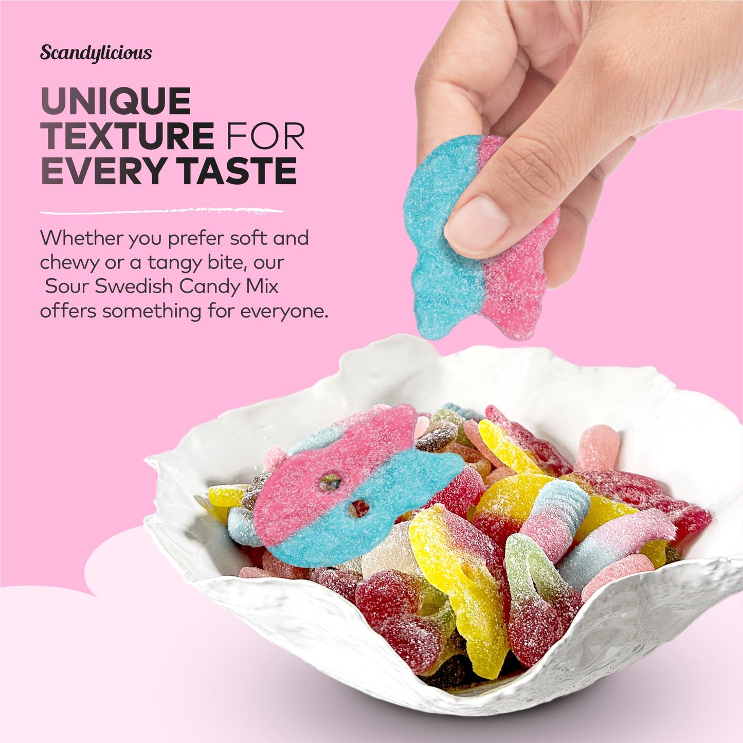 Swedish Candy Sour Pick & Mix - Includes Bubs Skulls - 1Lb Assorted Authentic Gummy Sweets From Sweden (1 Pounds)