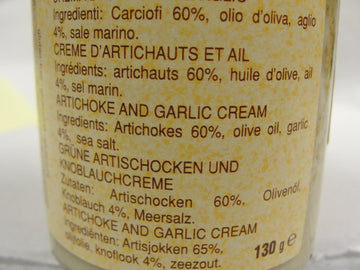 La Favorita Artichoke And Garlic Cream Spread, 4.59 Oz. Jar