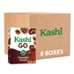Kashi Go Cold Breakfast Cereal, Fiber Cereal, Vegan Protein, Chocolate Crunch (8 Boxes)
