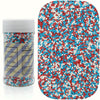 Dynastang 2mm Patriotic Pearls Sprinkles Edible Pearls Cake Decorating Stars Cake Decorations Cupcake Toppers Cookie Decorating 