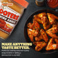 The Original Hooters Medium Wing Sauce - Restaurant-Quality Flavor - Ideal for Chicken Wings, Ribs, and Seafood (6 Pack)