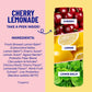 NEW! wildwonder Sparkling Probiotic Drink 12pk  For Gut Health & Immune Support  Cherry Lemonade  5g Prebiotic Fiber  Live Probiotics  Organic  Vegan  Low Sugar  12 Pack  12oz Can  Seen on Shark Tank