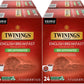 Twinings English Breakfast Decaf Tea K-Cups, 24 Count (Pack of 4), Red, Model TWI-007