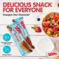 SKIPPY Creamy Peanut Butter & Chocolate Fudge Wafer Snack Bar, 6 ct, 1.3 oz Each - Delicious Treat for On-the-Go Snacking