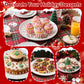 Christmas Jimmies Sprinkles for Cake Decorating,White Red and Green Jimmies Mix,Edible Sugar Holiday sprinkle for Cupcake Topper