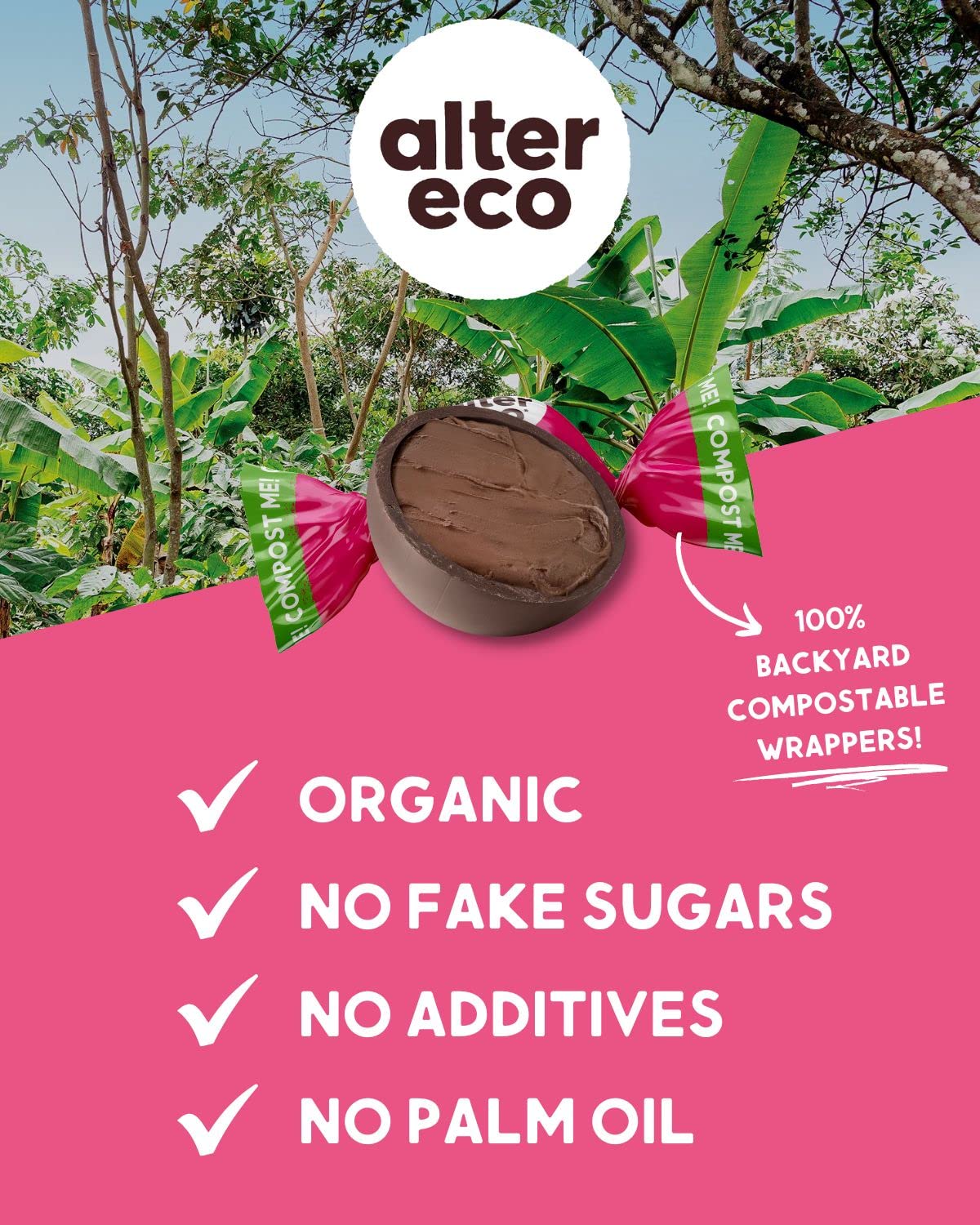 Alter Eco | Deep Dark Sea Salt Truffles | 58% Pure Dark Cocoa, Fair Trade, Organic, Non-Gmo, Gluten Free Dark Chocolate Truffles