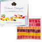 Cerez Pazari Turkish Delight Candy With Assorted Mix Flavours 16 Oz Gourmet Medium Size Snacks Gift Box | No Nuts Sweet Luxury T