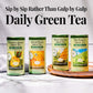 The Republic of Tea Gourmet Green Tea, 50 Tea Bags, Caffeinated, Tin, Pack of 1