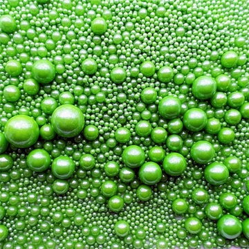 Se Si&Moos Edible Xmas Green Pearl Sprinkles For Cake Decorating Christmas Sprinkles Christmas Cookie Decorations Lime Green Spr