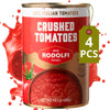 Finely Crushed Tomatoes - 14.1 Oz (Pack of 4) by Rodolfi - Crushed Canned Tomatoes - 100% Fresh Italian Tomatoes for Various Rec