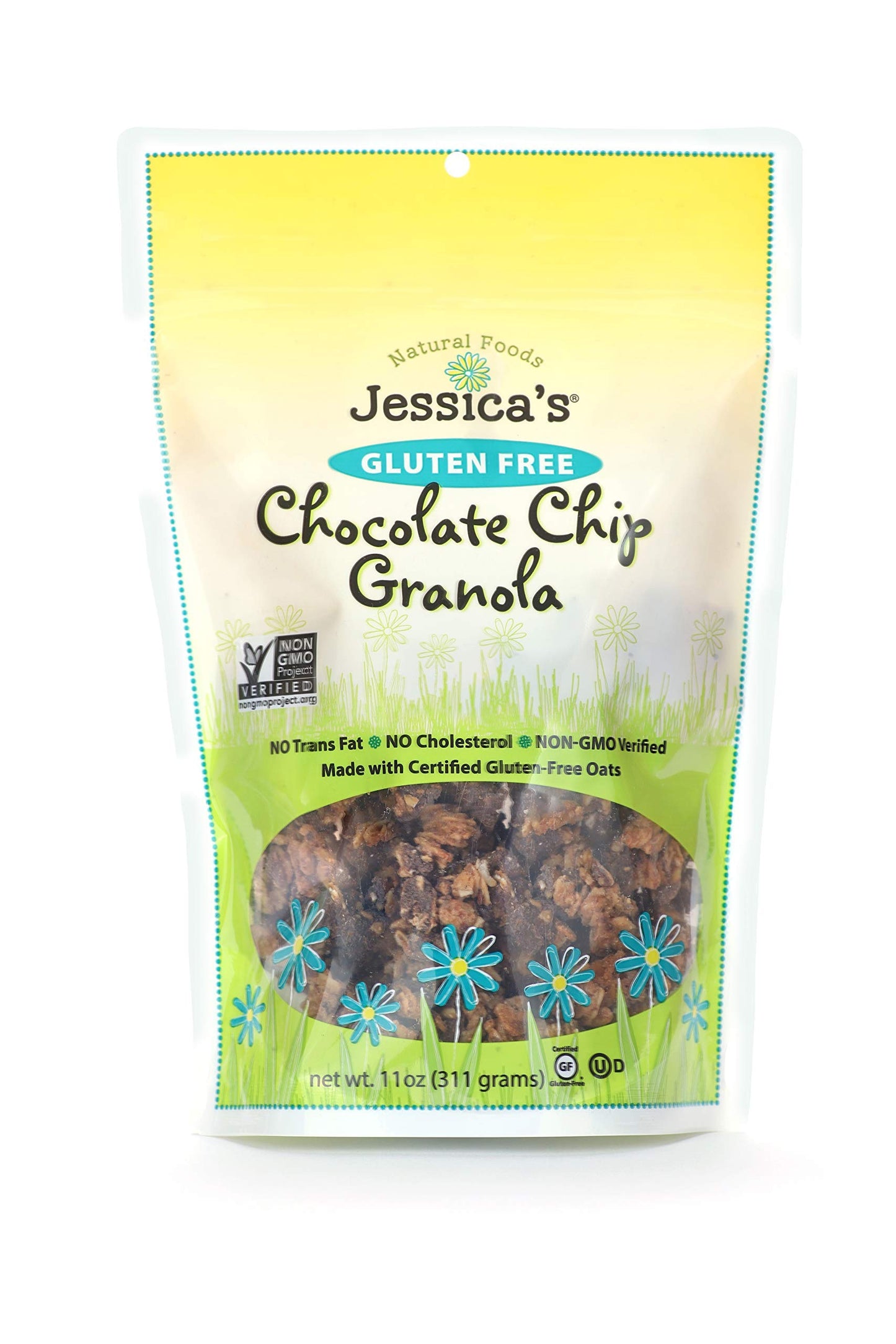 Jessicas Natural Foods Chocolate Chip Granola - Handmade, Non-GMO, Gluten-Free, 11oz