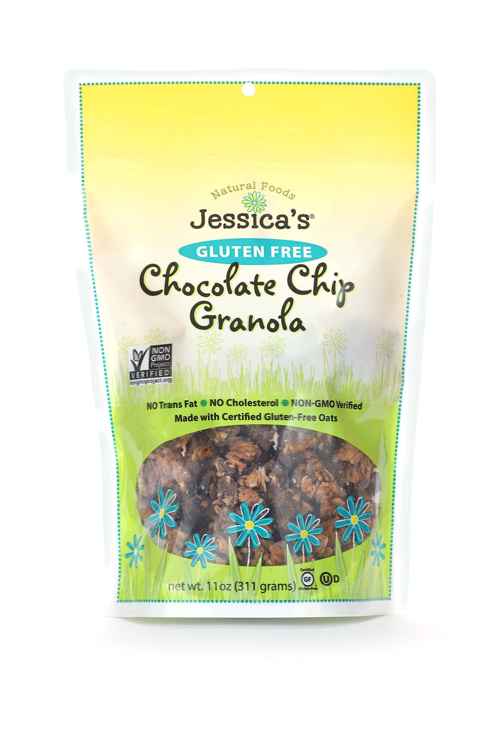 Jessicas Natural Foods Chocolate Chip Granola - Handmade, Non-GMO, Gluten-Free, 11oz
