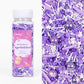Purple Sprinkles For Cake Decorating 4.23Ounce - Sugar Mix Contains Star & Pearl Sprinkles For Cupcake Toppers, Ice Cream, Candy