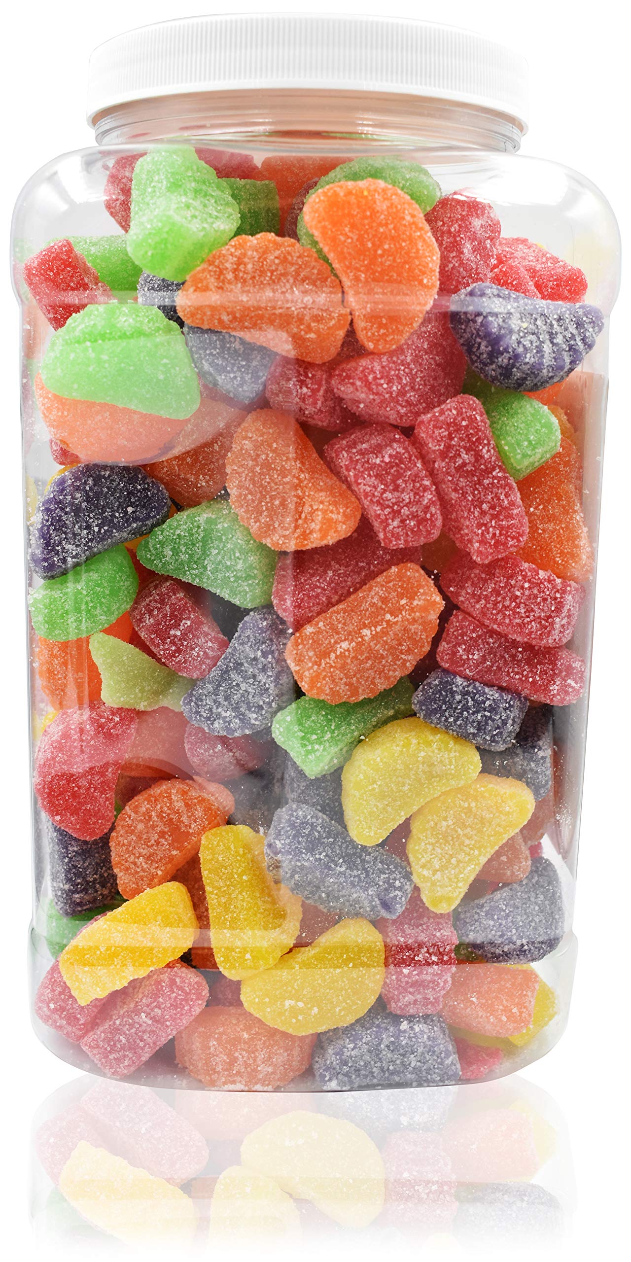 Sarah s Candy Factory Assorted Fruit Slice (5 Lbs in Jar)