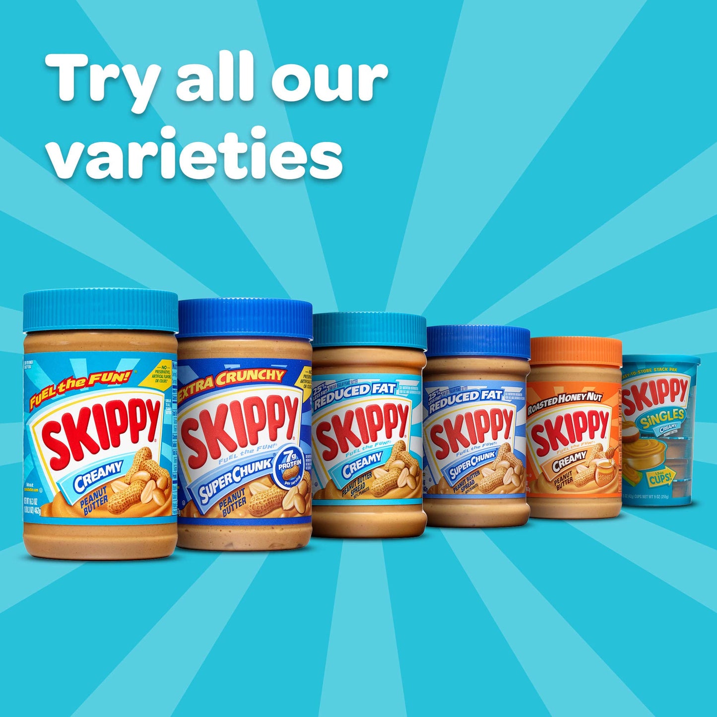 Skippy Creamy Peanut Butter  64 Ounce