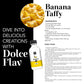 Dolce Foglia Banana Flavoring Oil - 2 Oz. - Ideal for Candy Making, Baking, Ice Cream, and Lip Balm