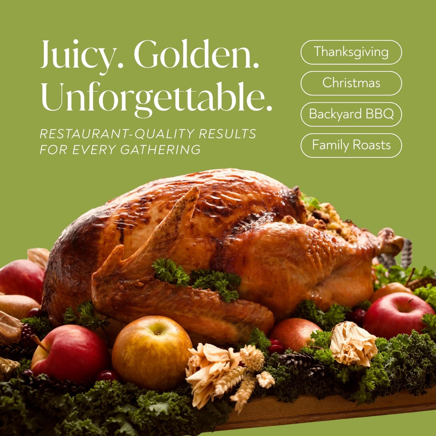 Dill Pickle Turkey Brine Kit - 12.75oz Brine Mix with Resealable Brining Bag & Oven Bag Included - Bold Pickle Juice Flavor for