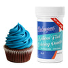 Bakerpan Blue Oil-Based Dye-Free Food Coloring Powder for Baking - 30g - Plant-Based, Natural Coloring for Buttercream Frosting,