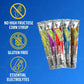 Sqwincher Sqweeze Low Sodium Electrolyte Freezer Pops, 5 Flavor Variety Pack - Lemon Lime, Grape, Cherry, Mixed Berry, Orange, (