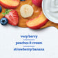 Gerber Baby Food Pouches, Very Berry (3), Peaches & Cream (2), Strawberry Banana (2), Value Pack, Fruit and Yogurt, Toddler, (3.