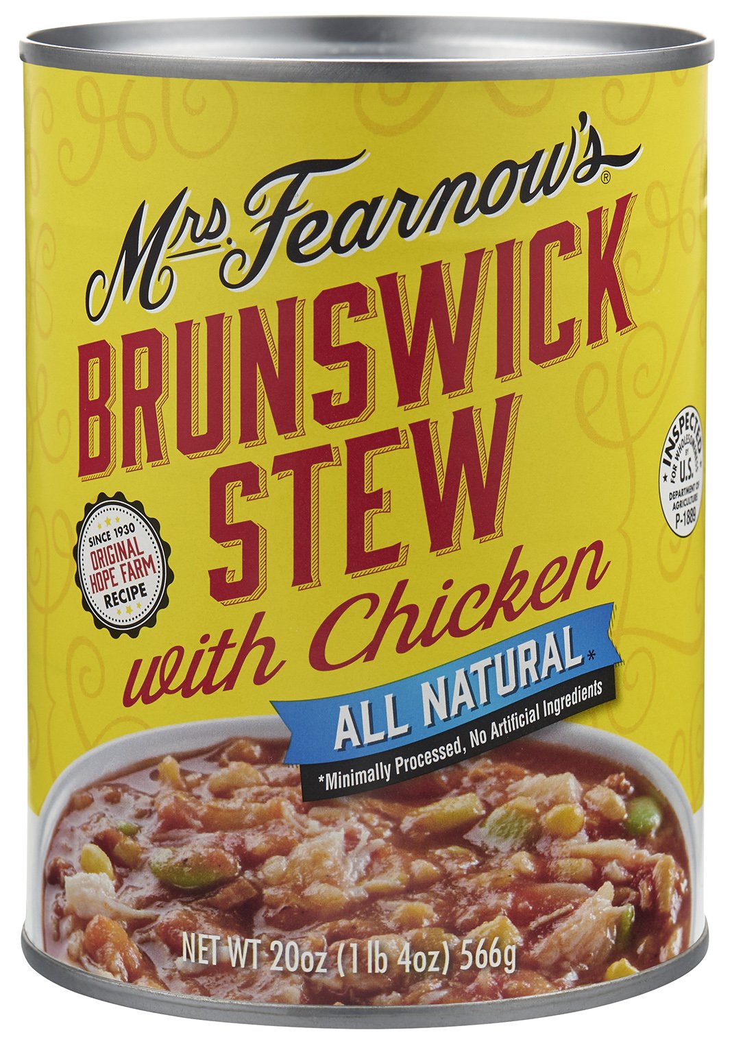 Mrs Fearnows Delicious Brunswick Stew with chicken - 12  20 oz cans