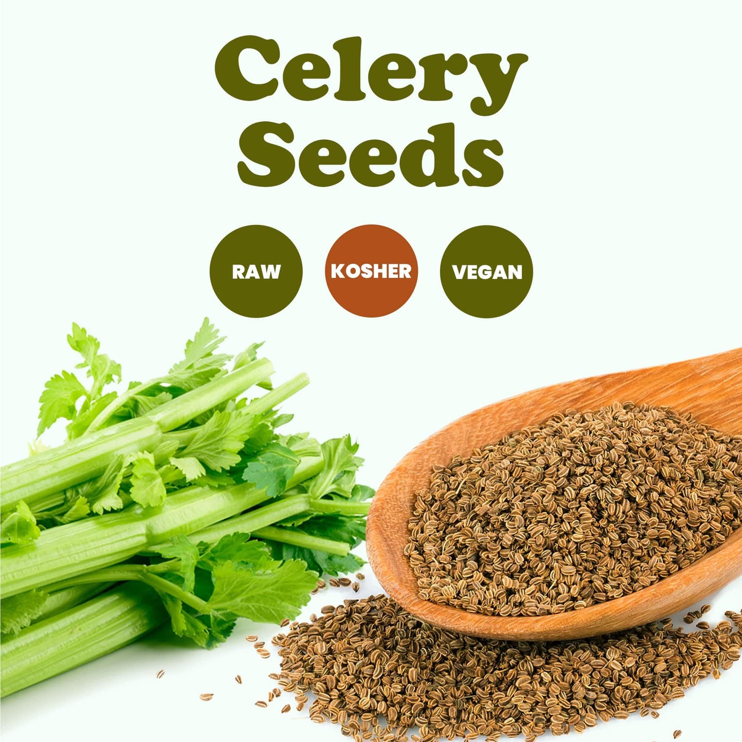 Food To Live Whole Celery Seeds, 5 Pounds - Dried Spice, Vegan, Kosher, Bulk. Intense Flavor. Rich In Iron, Zinc, Fiber. Perfect