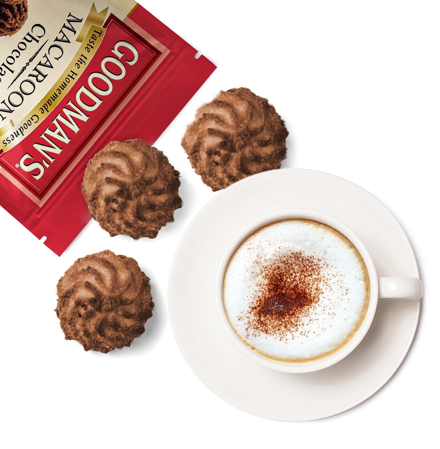 Goodmans Chocolate Chip Coconut Macaroons, 9Oz (2 Pack) | Gluten Free Cookies | Soft & Chewy | Kosher For Passover