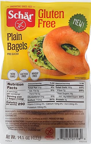 Schar - Bagel Plain - Case Of 4-14.1 Oz
