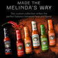 Melindas Gourmet Hot Sauce Gift Set - 6 Flavors, 5 oz Each, Pack of 6
