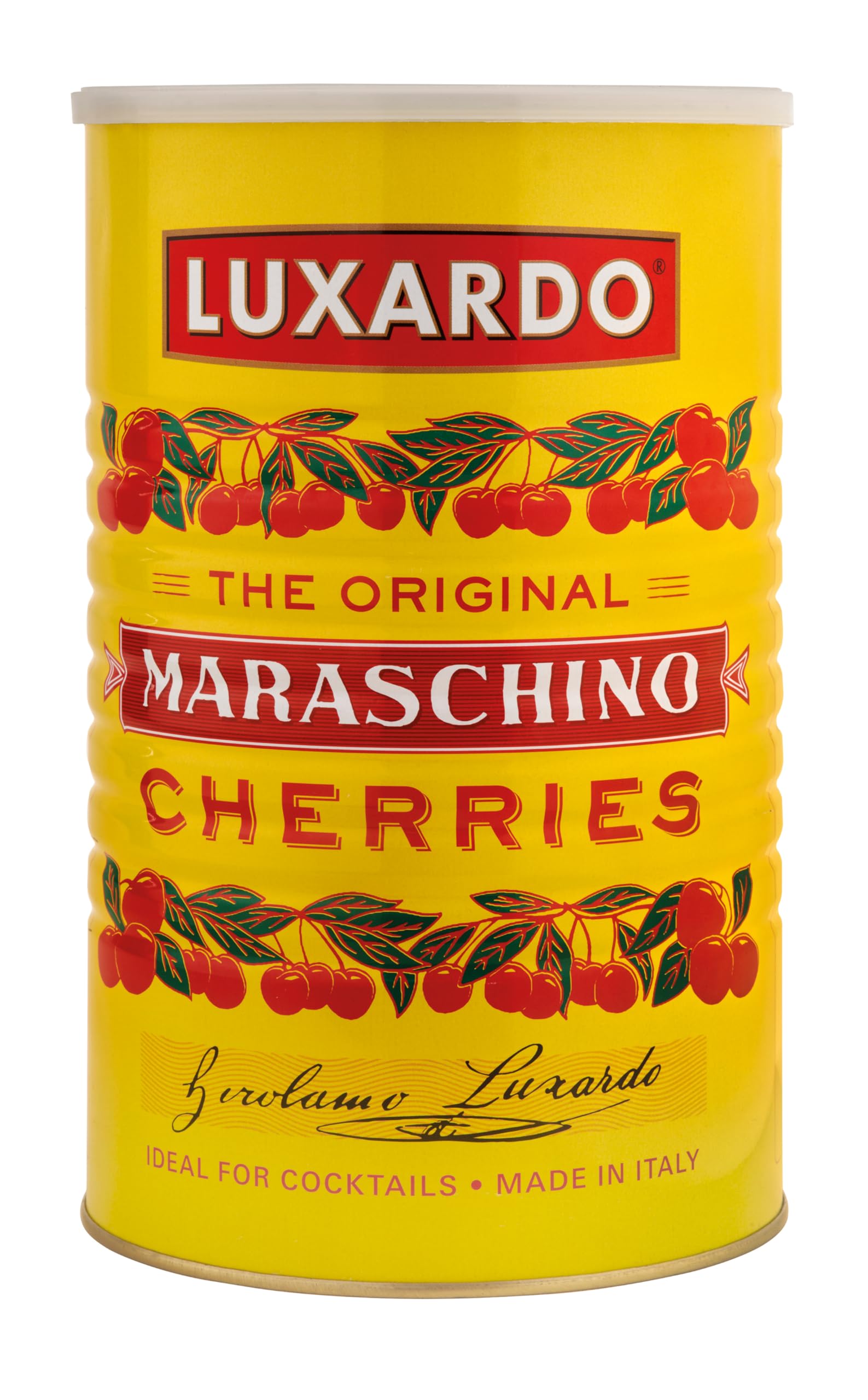 Luxardo The Original Maraschino Cherries | Gourmet Cherries | Ideal For Cocktails | Product Of Italy | Approximately 890 Cherrie